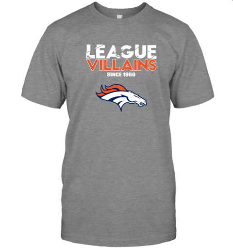 NFL League Villains Since 1960 Denver Broncos Long Sleeve T-Shirt -  Rookbrand