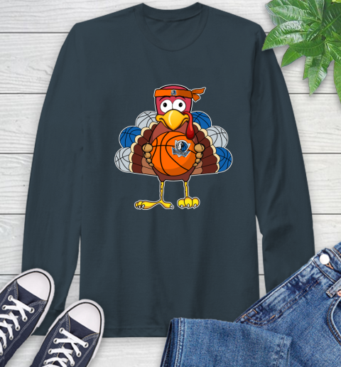 Dallas Mavericks Turkey thanksgiving day Long Sleeve T-Shirt 8