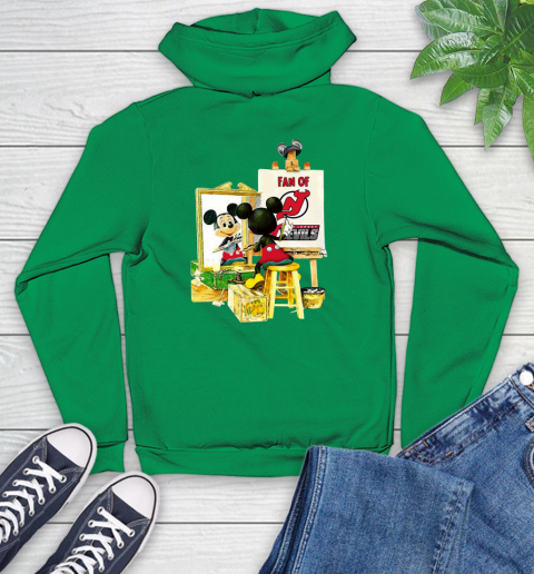 NHL Hockey New Jersey Devils Mickey Drawing Shirt 129