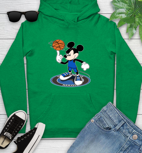 NBA Basketball Orlando Magic Cheerful Mickey Disney Shirt Youth Hoodie 7