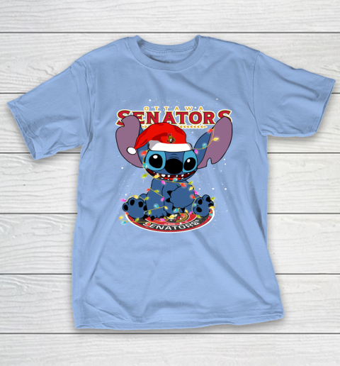 Ottawa Senators NHL Hockey noel stitch Christmas T-Shirt 8