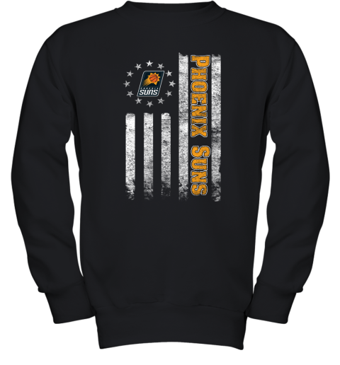 NBA American Flag Basketball Sports Phoenix Suns Youth Sweatshirt