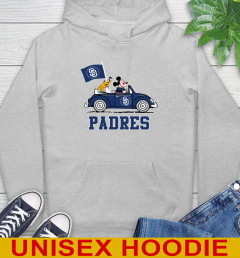 MLB Baseball San Diego Padres Pluto Mickey Driving Disney Shirt Hoodie 6