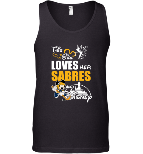 This Girl Love Her Buffalo Sabres And Mickey Disney Tank Top