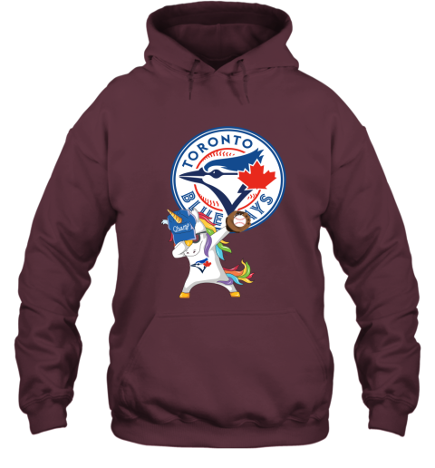 Hip Hop Dabbing Unicorn Flippin Love Toronto Blue Jays Hoodie