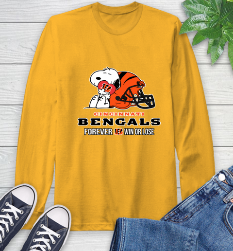 NFL The Peanuts Movie Snoopy Forever Win Or Lose Football Cincinnati Bengals 60