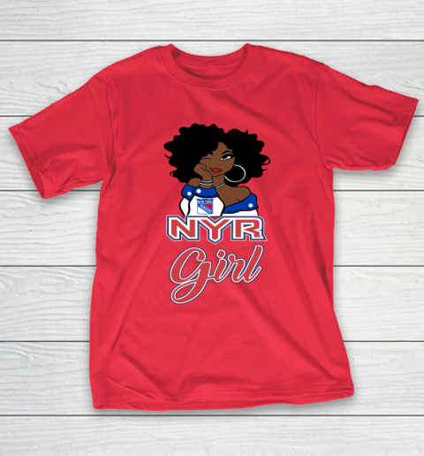 New York Rangers Girl NHL T-Shirt 10