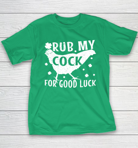 Rub My Cock For Good Luck Youth T-Shirt 4