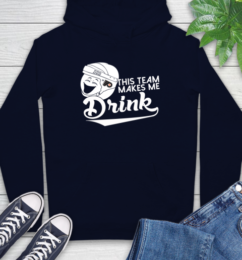 Philadelphia Flyers NHL Hockey This Team Makes Me Drink Adoring Fan Hoodie 3