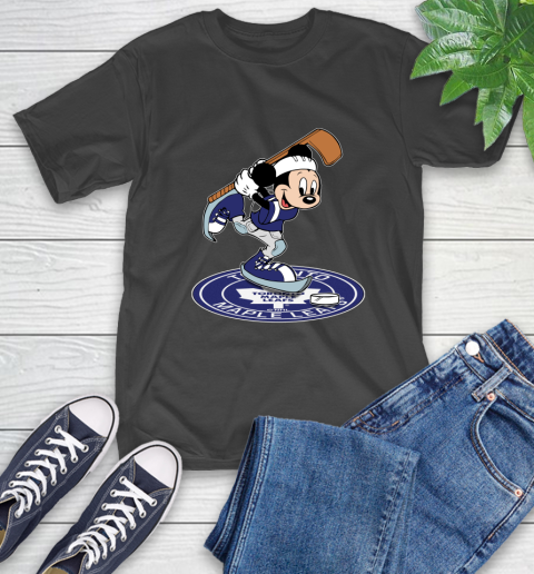 NHL Hockey Toronto Maple Leafs Cheerful Mickey Disney Shirt T-Shirt