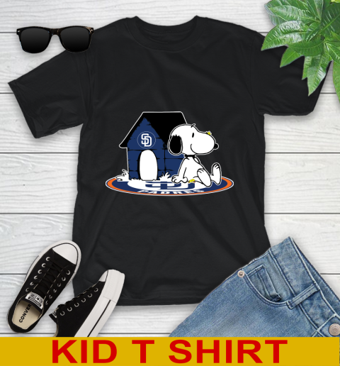 MLB Baseball San Diego Padres Snoopy The Peanuts Movie Shirt Youth T-Shirt 2