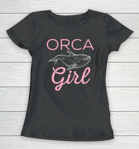 Funny Orca Lover Graphic for Women Girls Kids Whale Women's T-Shirt