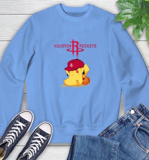 NBA Pikachu Basketball Sports Houston Rockets Sweatshirt 11
