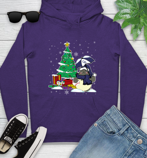 Colorado Rockies MLB Baseball Cute Tonari No Totoro Christmas Sports Youth Hoodie 5