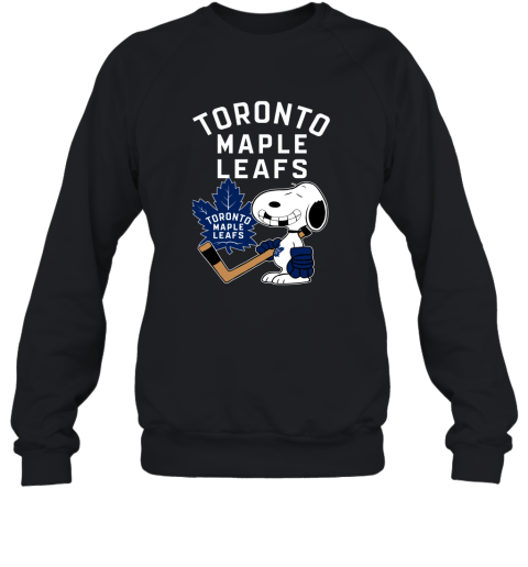 Toronto Maple Leafs Ice Hockey Broken Teeth Snoopy NHL Sweatshirt