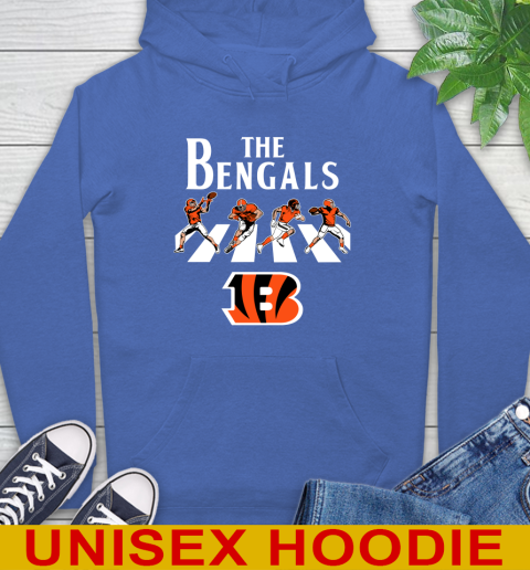 NFL Football Cincinnati Bengals The Beatles Rock Band Shirt Hoodie 9