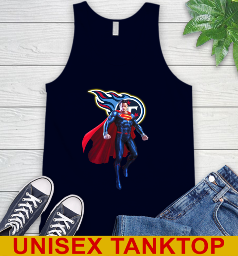 NFL Superman DC Sports Football Tennessee Titans Tank Top 3