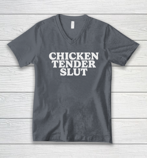 Chicken Tender Slut V-Neck T-Shirt 3