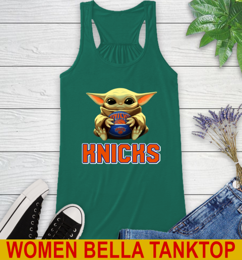 NBA Basketball New York Knicks Star Wars Baby Yoda Shirt 43