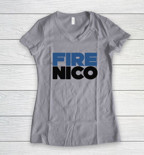Fire Nico Women's V-Neck T-Shirt 2