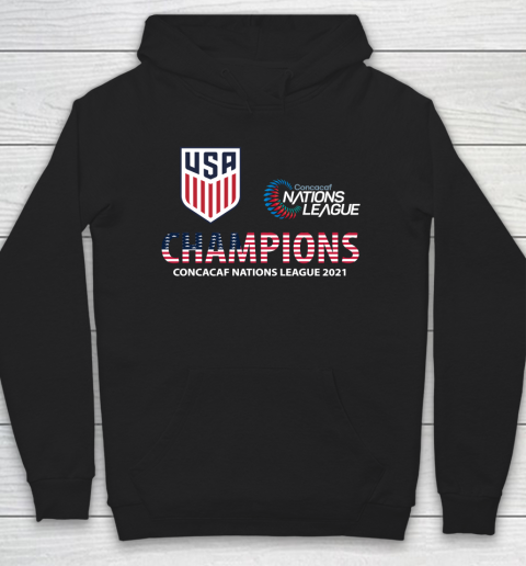 USA Man Soccer 2021 Concacaf Nations League Champions Hoodie