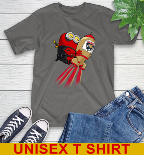 NHL Hockey Florida Panthers Deadpool Minion Marvel Shirt T-Shirt 10