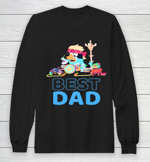 Bluey Best Dad Matching Family For Lover Long Sleeve T-Shirt