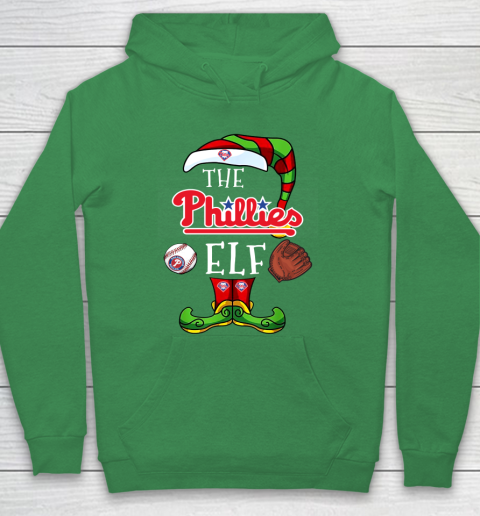 Philadelphia Phillies Christmas ELF Funny MLB Hoodie 5