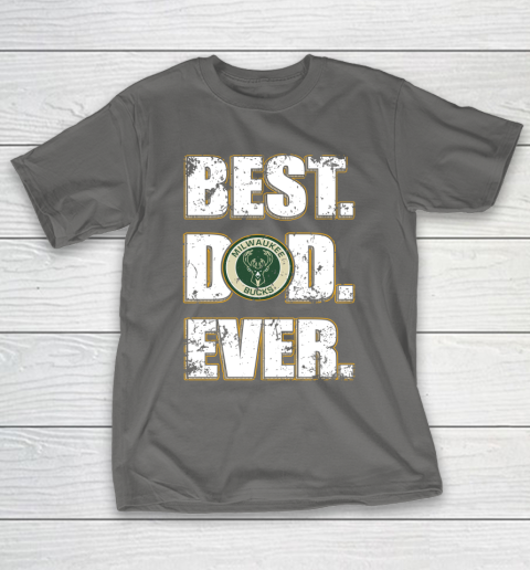 NBA Milwaukee Bucks Basketball Best Dad Ever Family Shirt T-Shirt 8