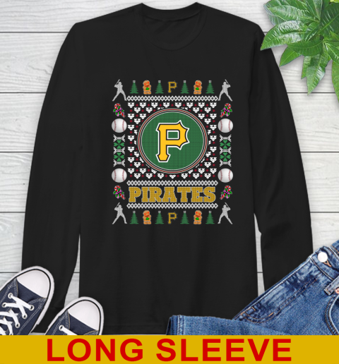 Pittsburgh Pirates Merry Christmas MLB Baseball Loyal Fan Long Sleeve T-Shirt