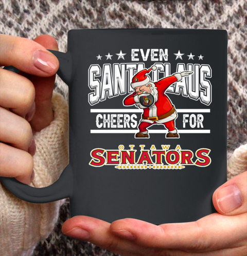 Ottawa Senators Even Santa Claus Cheers For Christmas NHL Ceramic Mug 11oz 2