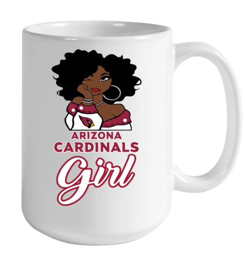 Arizona Cardinals Girl NFL Color Changing Mug 15oz 2