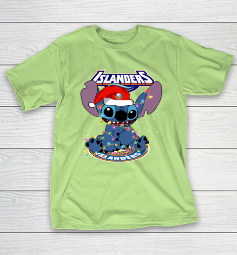New York Islanders NHL Hockey noel stitch Christmas T-Shirt 6