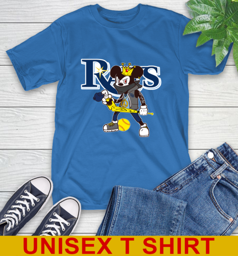 Tampa Bay Rays MLB Baseball Mickey Peace Sign Sports T-Shirt 9