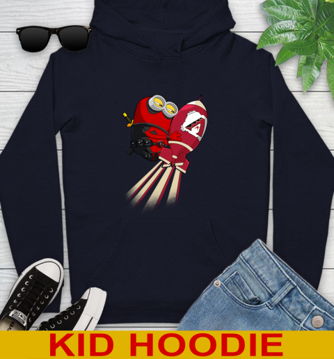 MLB Baseball Arizona Diamondbacks Deadpool Minion Marvel Shirt Youth Hoodie 3
