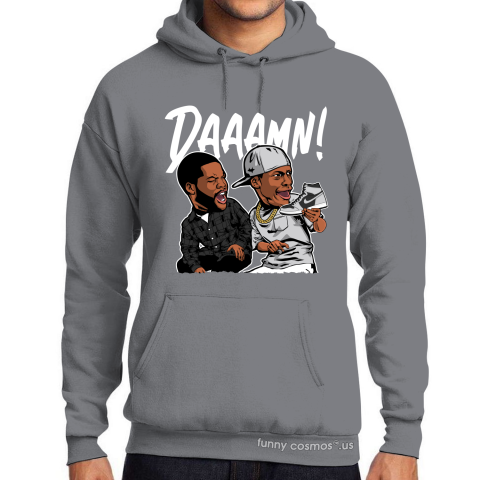 Air Jordan 1 Shadow Matching Sneaker Shirt Daaamn Meme Black And Soft Grey Sneaker Gravel Tshirt