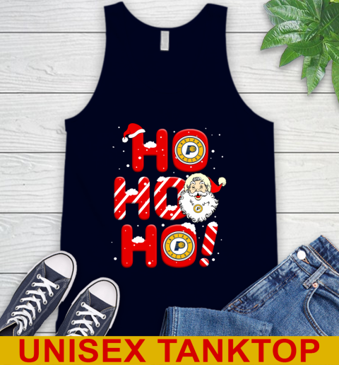 Indiana Pacers NBA Basketball Ho Ho Ho Santa Claus Merry Christmas Shirt Tank Top 2