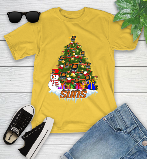 Phoenix Suns Merry Christmas NBA Basketball Sports Youth T-Shirt 8
