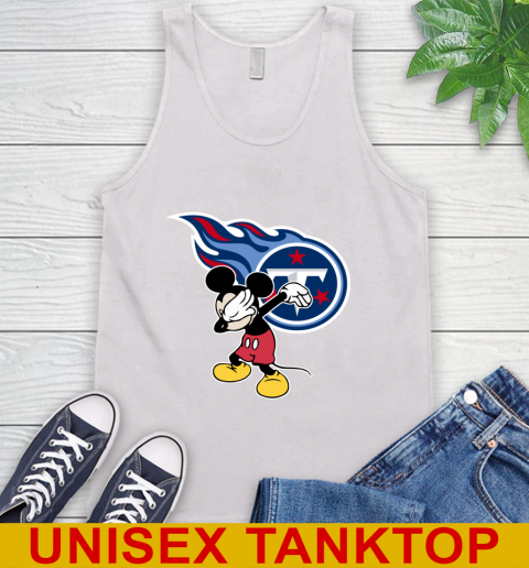 Tennessee Titans NFL Football Dabbing Mickey Disney Sports Tank Top