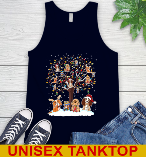 Coker spaniel dog pet lover christmas tree shirt 68