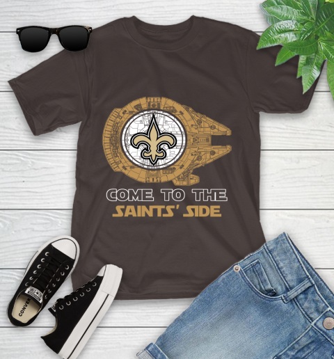 NFL Come To The New Orleans Saints Wars Football Sports Youth T-Shirt 7
