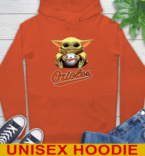 MLB Baseball Baltimore Orioles Star Wars Baby Yoda Shirt 17