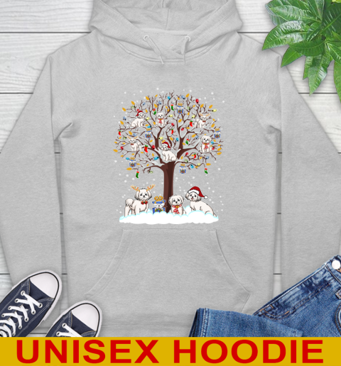 Maltese dog pet lover light christmas tree shirt 18