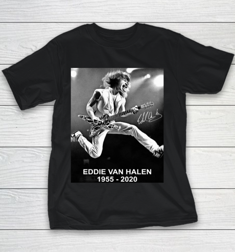 Eddie Van Halen RIP 1955  2020 Signature Youth T-Shirt