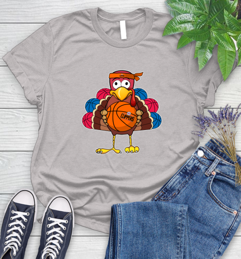 LA Clippers Turkey thanksgiving day Women's T-Shirt 10