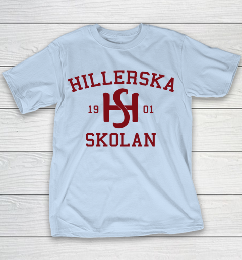 Hillerska Grey  Young Royals Hillerska School Youth T-Shirt 4