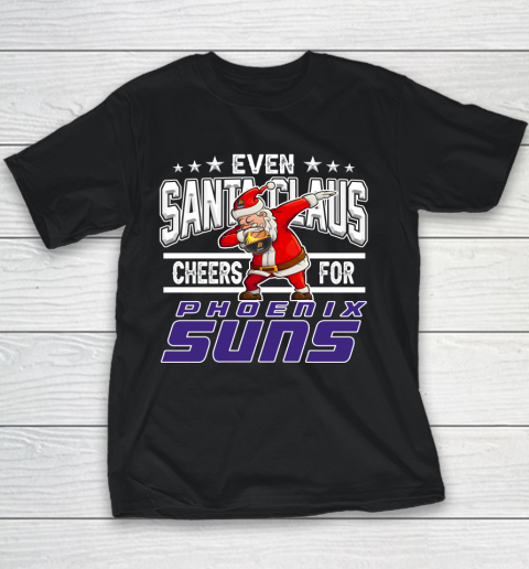 Phoenix Suns Even Santa Claus Cheers For Christmas NBA Youth T-Shirt