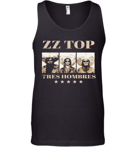 Zz Top Band Tres Hombres Album Tank Top