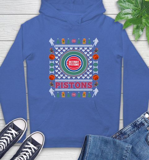 Detroit Pistons Merry Christmas NBA Basketball Loyal Fan Ugly Shirt 21