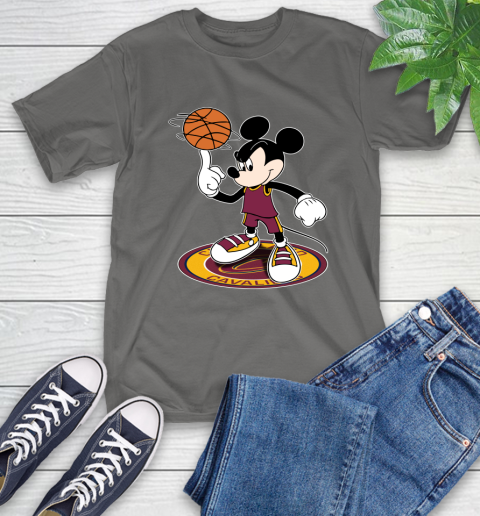 NBA Basketball Cleveland Cavaliers Cheerful Mickey Disney Shirt T-Shirt 10